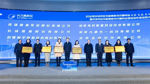 長沙首評軟件和信息技術服務業名企名人名品 激發行業活力，共促數字未來